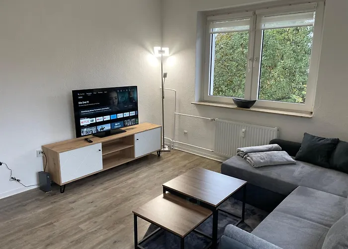 1#netflix &wlan &kingsize Bett &kaffee Maschine & Zentral & 500m Innenhafen & 2 Min U Bahn